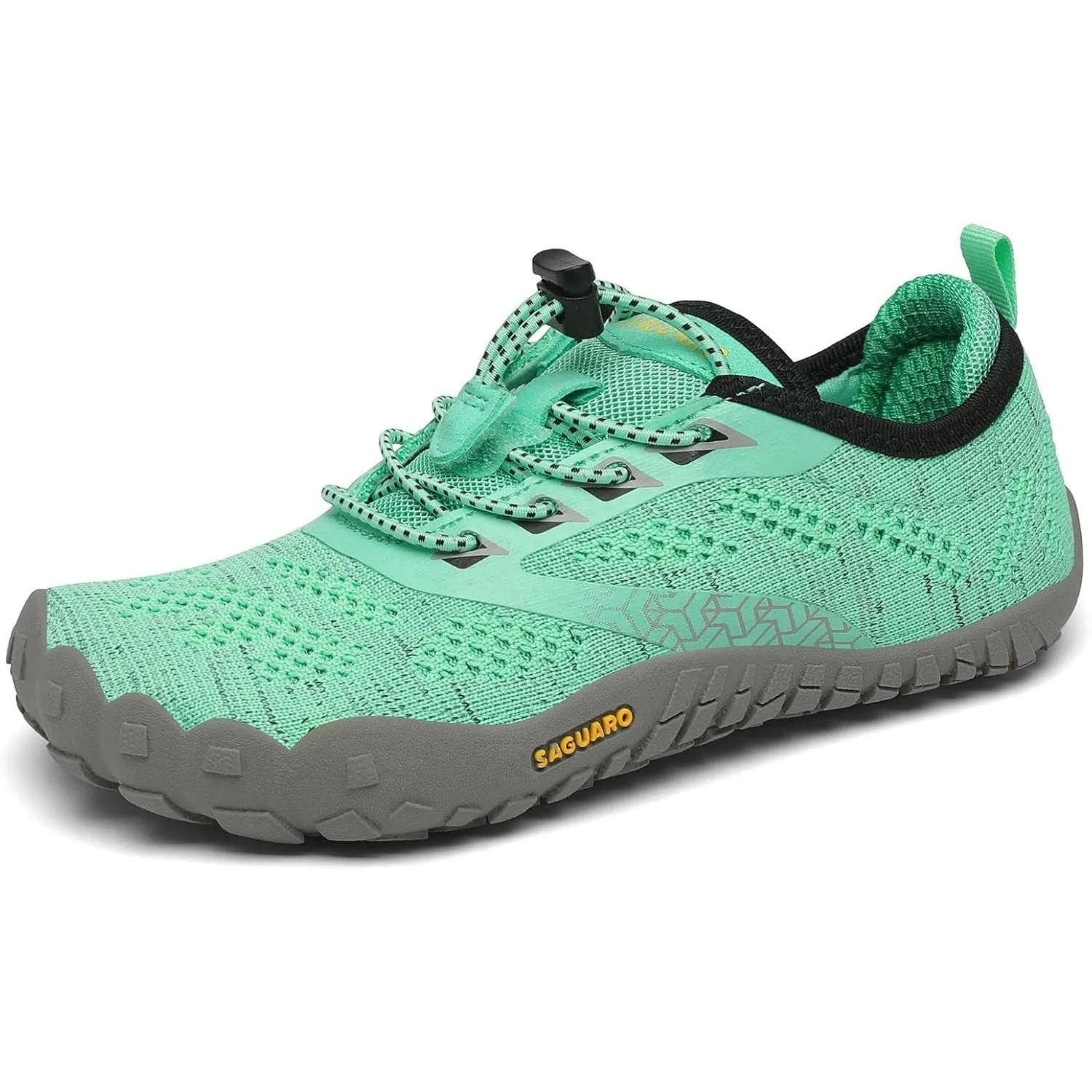 SAGUARO Kinder Barfußschuhe Atmungsaktiv rutschfest Wanderschuhe Leicht Weich Sportschuhe Laufschuhe, Gr.24-36