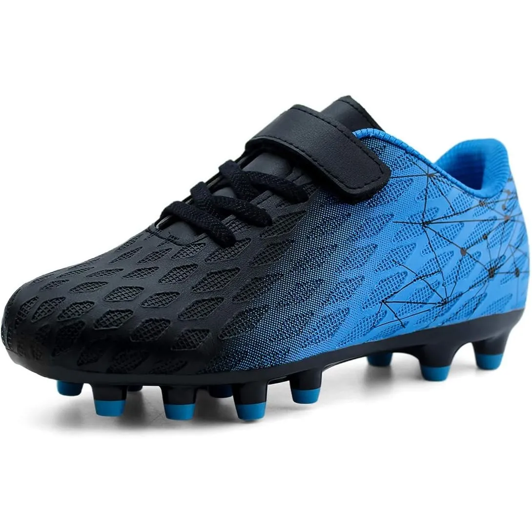 JABASIC Kids Firm Ground Fußballschuhe Jungen Mädchen Sportliche Fußballschuh