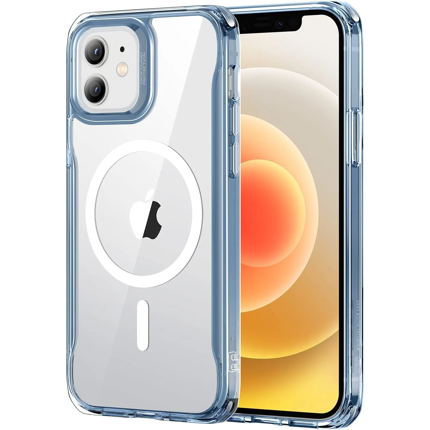 ESR für iPhone 12/12 Pro Hülle für MagSafe, Klares Hellblau
