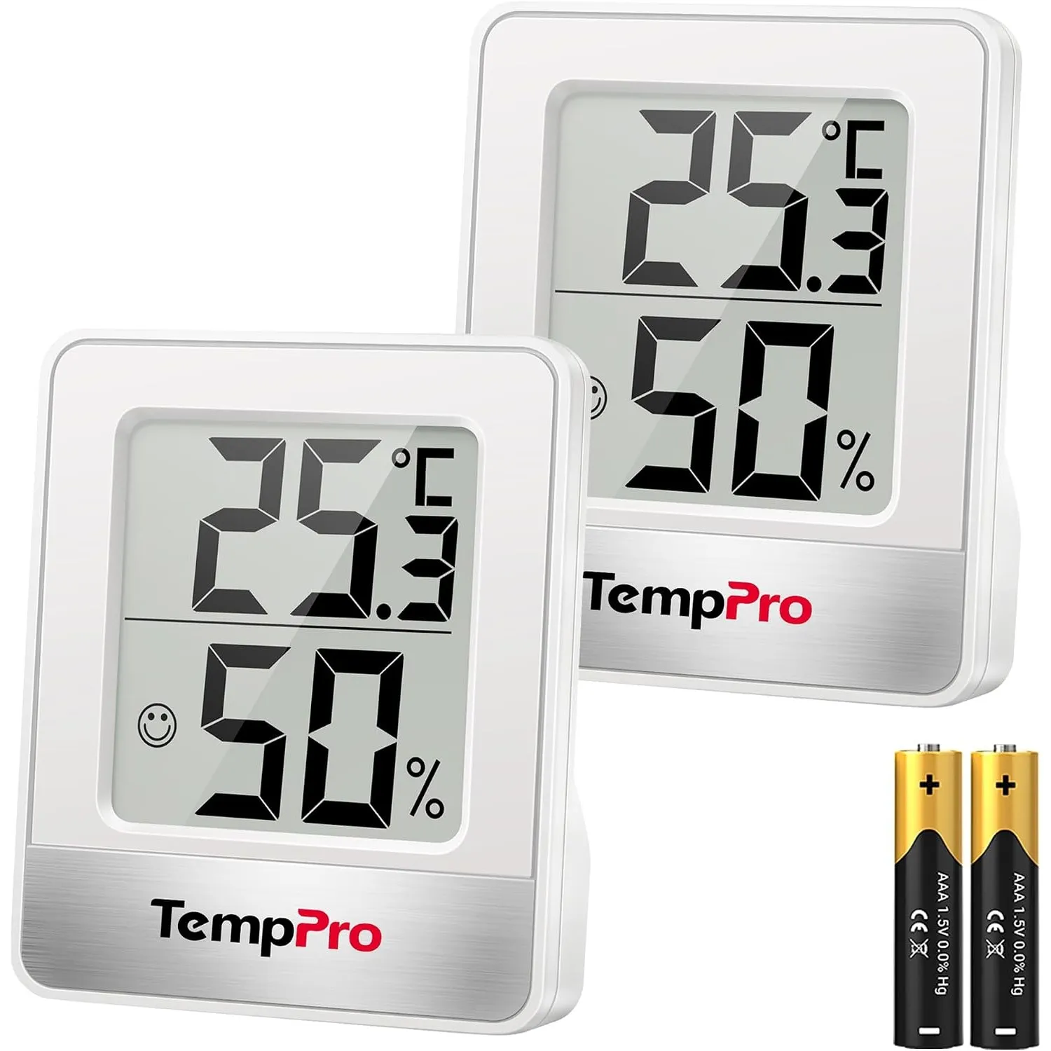 TempPro Thermo-Hygrometer Innen Digital Hygrometer Raumthermometer