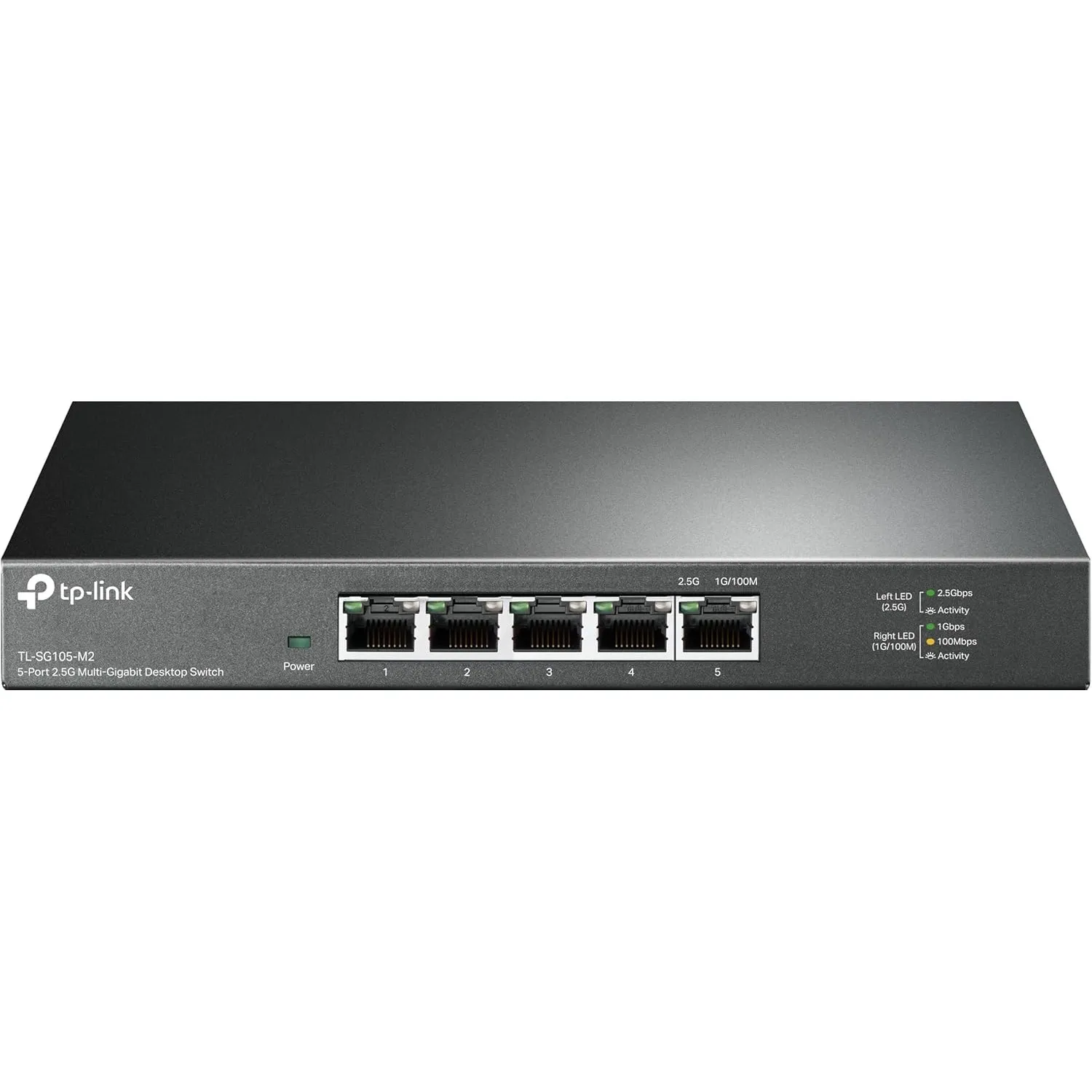 TP-Link TL-SG105-M2 5× 2.5-Gigabit ports Ethernet LAN Switch(Plug-and-Play,Metallgehäuse, QoS, IGMP-Snooping, Ideal für…