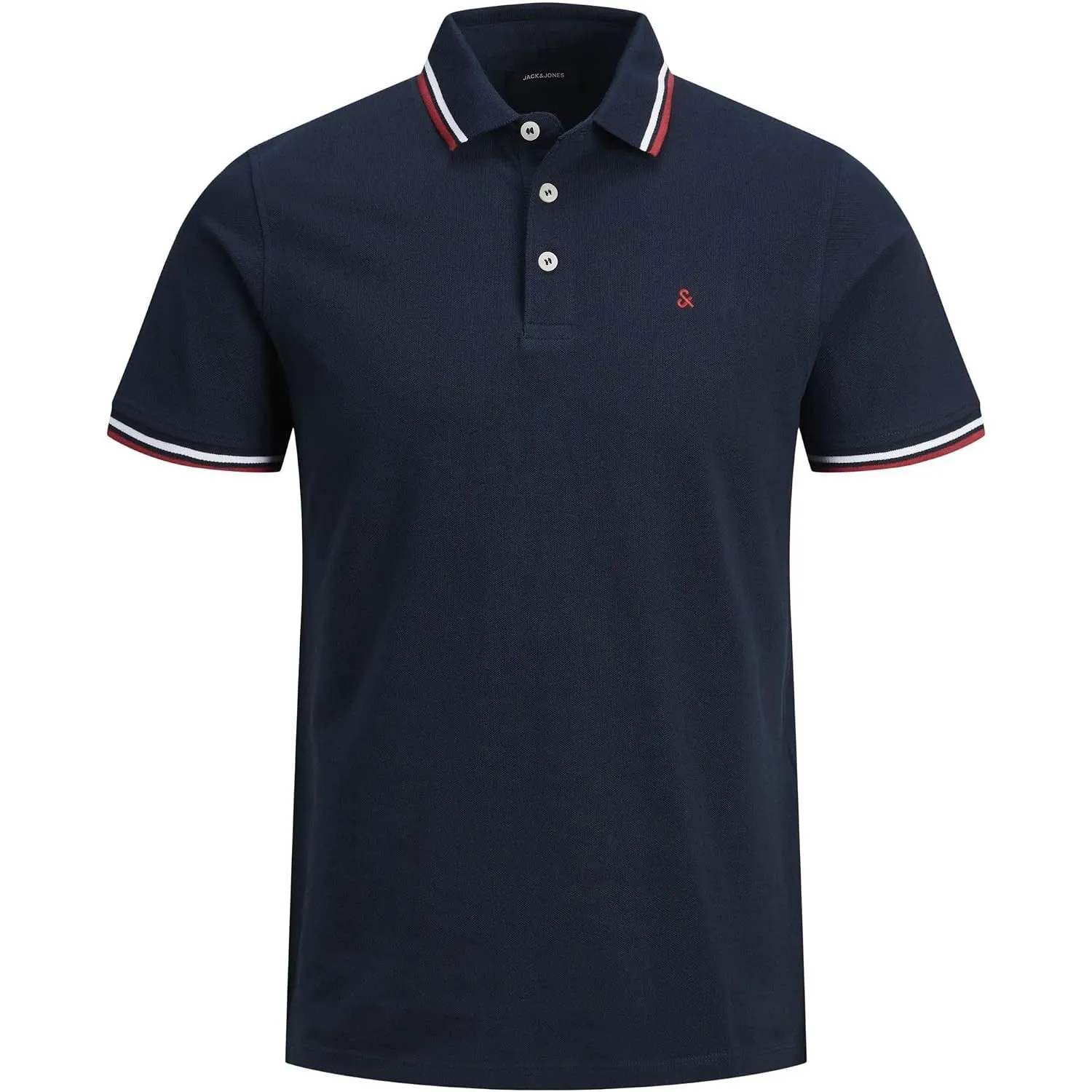 JACK & JONES Male Poloshirt Einfarbig Poloshirt