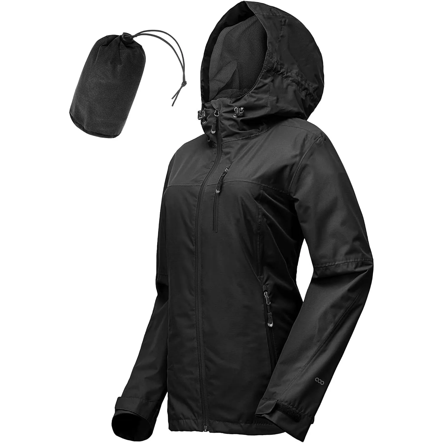 33,000ft Regenjacke Damen Wasserdicht Packbar Fahrradjacke Übergangsjacke