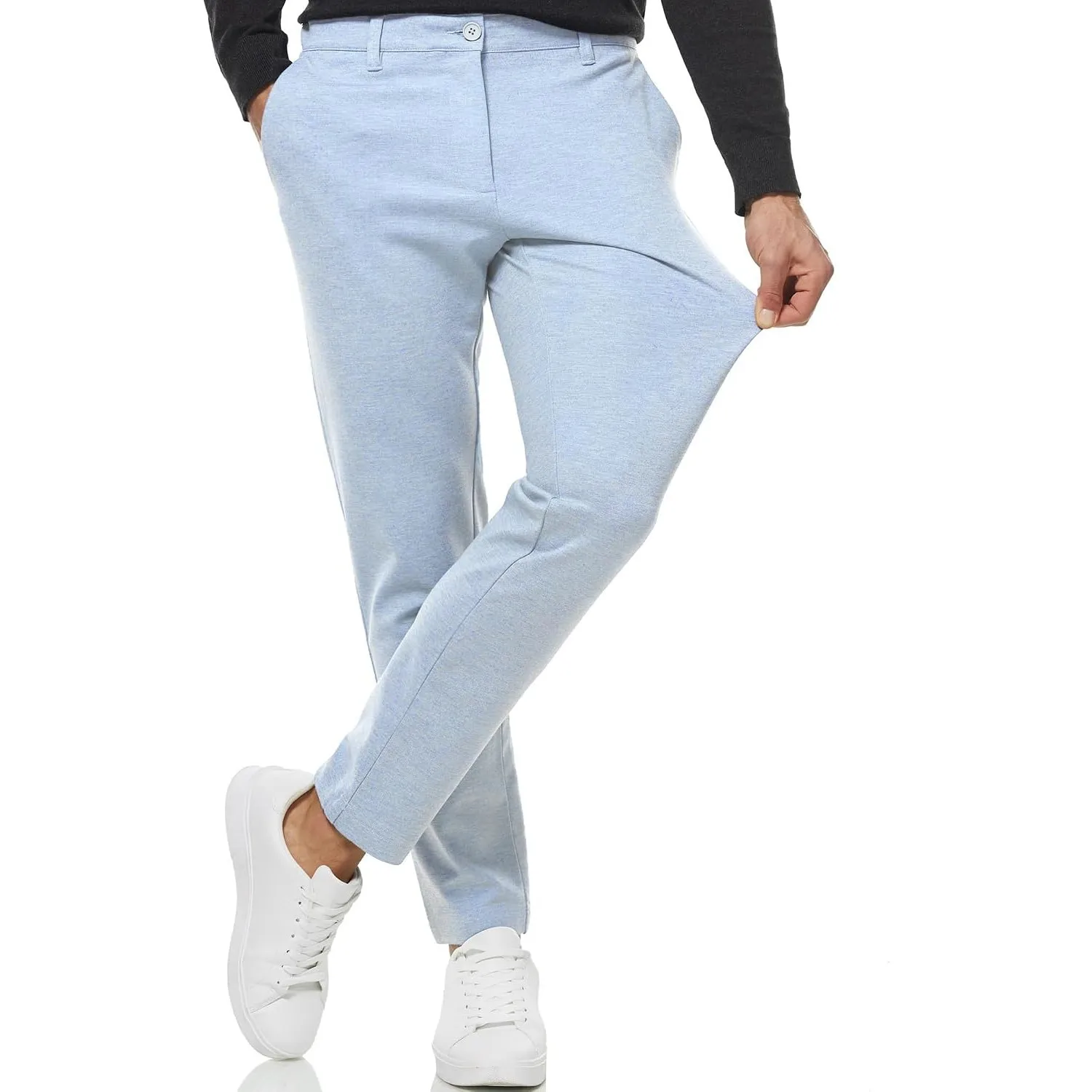 Indicode Herren Rodekro Performance Pants Chinohose Stoffhose mit Stretch