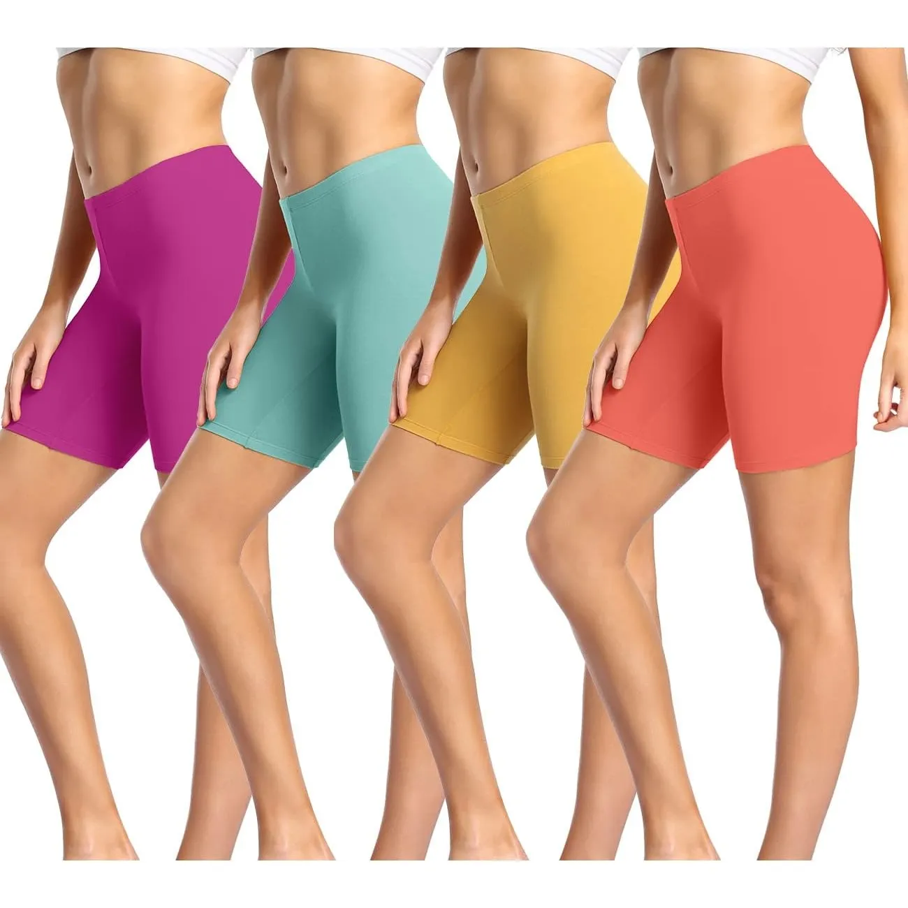 wirarpa Radlerhose Damen Kurz Baumwolle Boxershorts Damen | Unter Kleid, Unterhosen mit Bein, Anti Scheuern, Kurze Legg…