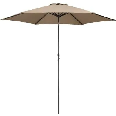 Kingsleeve® Sonnenschirm 300 cm UV Schutz 80+ Abdeckung Kurbel Knickbar Alu Rund Balkon Terrasse Garten Balkonschirm Ku…