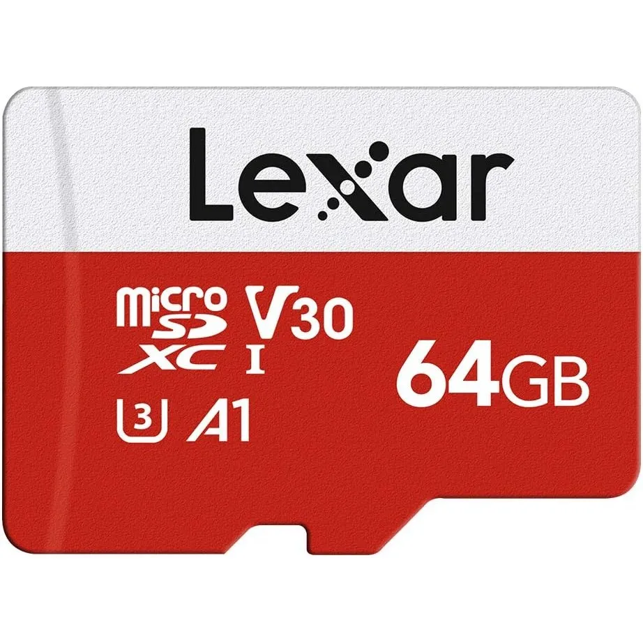 Lexar Micro SD Karte 64GB Mit Adapter, Bis Zu 100MB/s