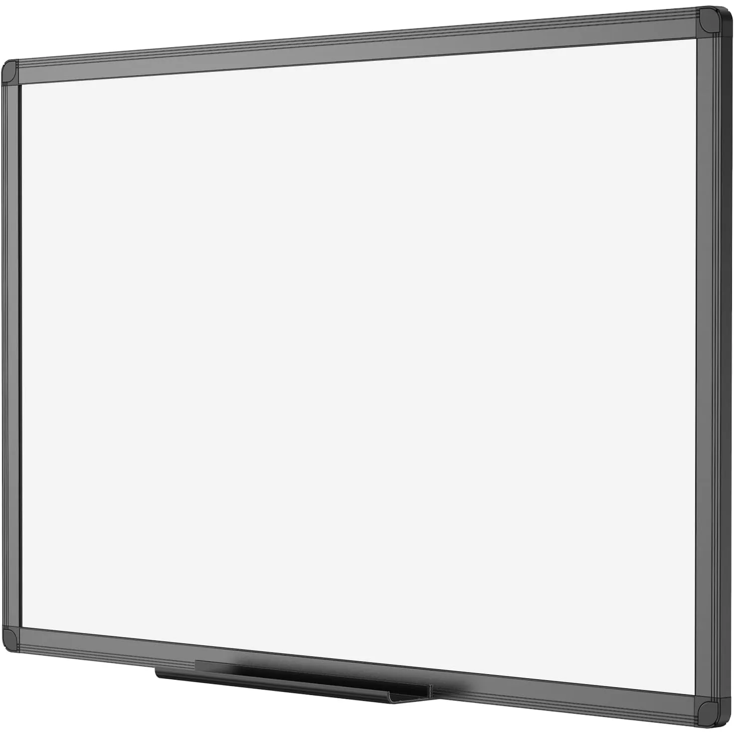 VIZ-PRO Magnetisches Whiteboard 120x90 cm, Trocken Abwischbar, Wandmontage