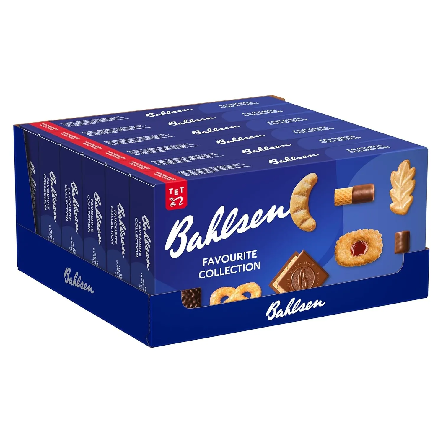 Bahlsen Favourite Collection S - Gebäckmischung mit 8 Klassikern, 6x161g | 6er Pack im Stapelkarton – Bahlsen Klassiker…