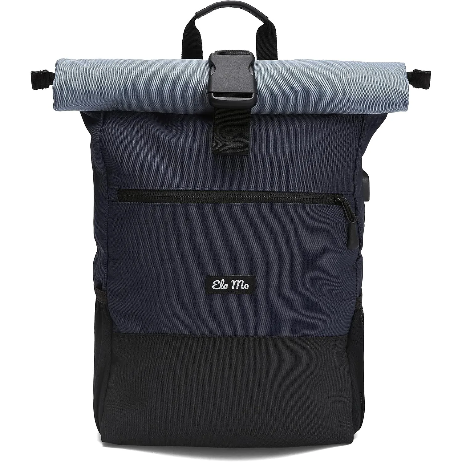 Ela Mo® Rolltop Rucksack Damen - Rollrucksack Anti Diebstahl für Sport & Reisen - Laptoprucksack für Schule, Uni, Busin…