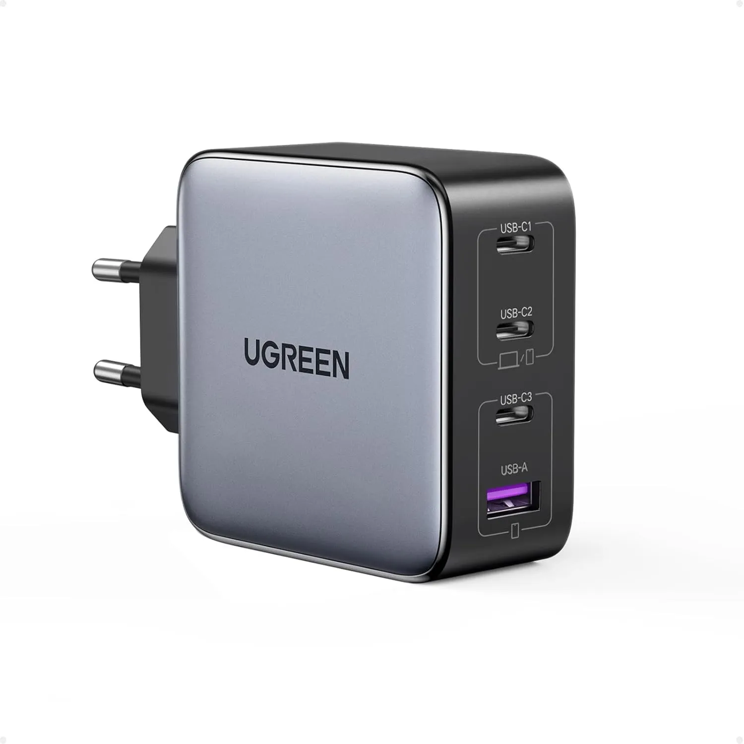 UGREEN Nexode 100W USB C Ladegerät, 4 Ports, GaN Netzteil, Laptop Charger
