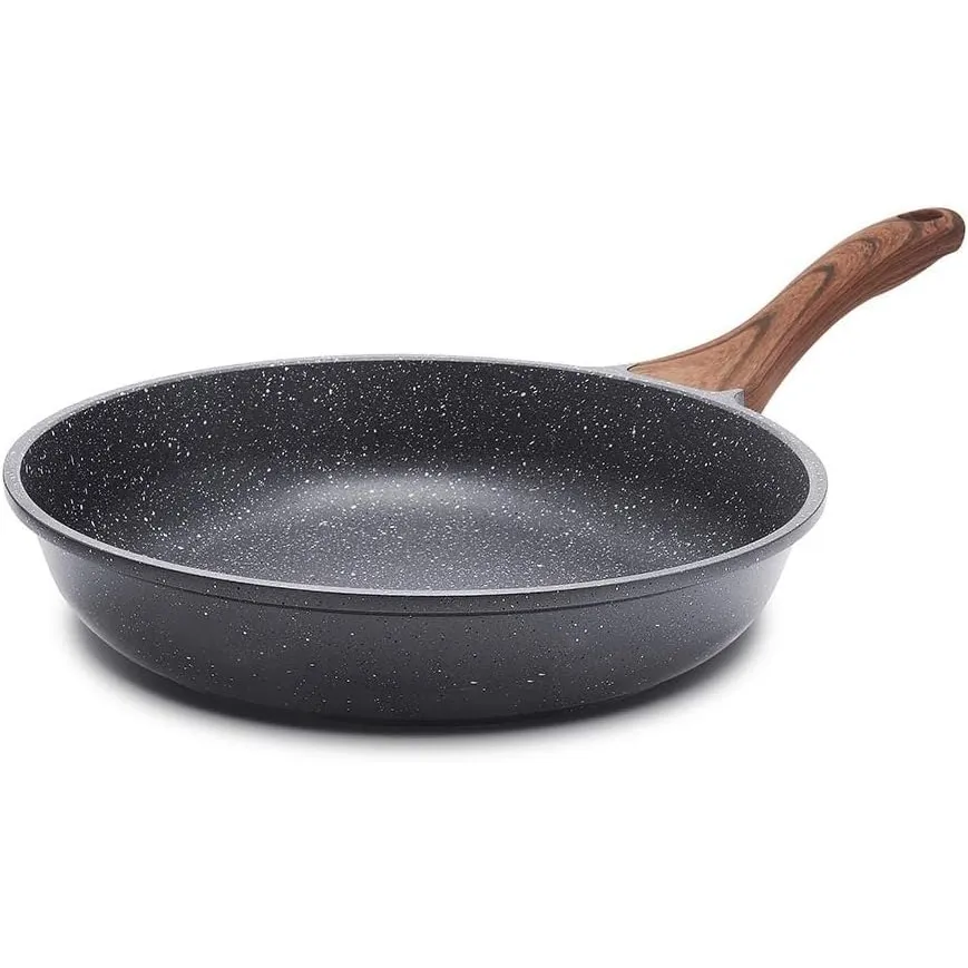 SENSARTE Antihaft Bratpfanne, 24cm Schweizer Granit Beschichtung Omelette Pfanne, Gesunde Stein Kochgeschirr Chef's Pfa…