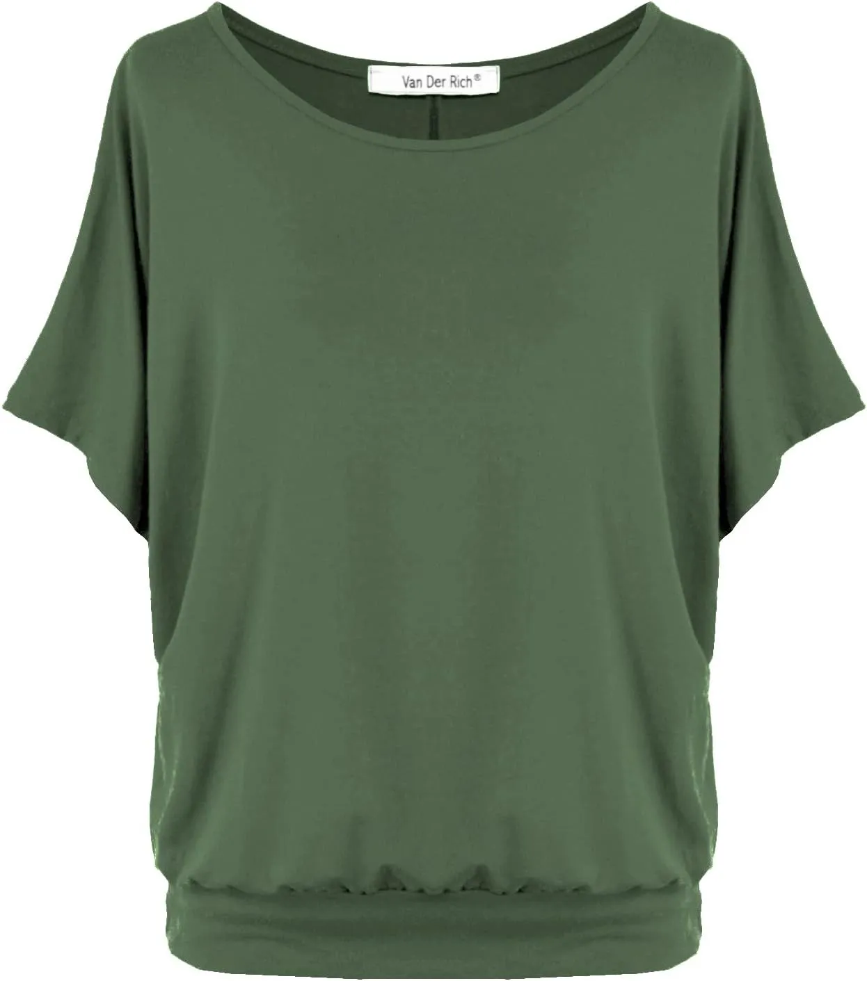 Van Der Rich ® - Oversize T-Shirt mit Fledermausärme - Damen