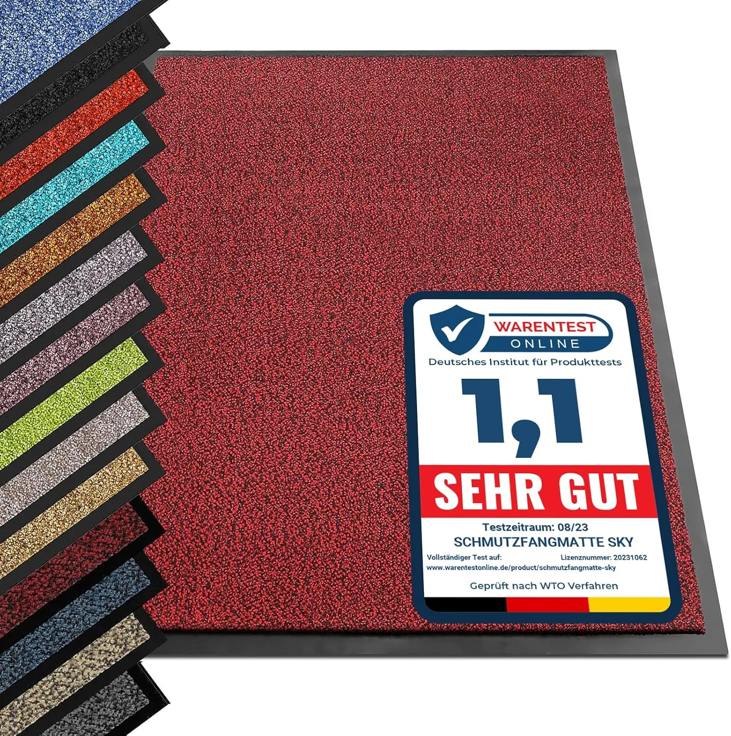 etm® Schmutzfangmatte - Note 1,6: Sieger Preis-Leistung - Fußmatte in vielen Größen - Türmatte Fußabstreifer für Haustü…