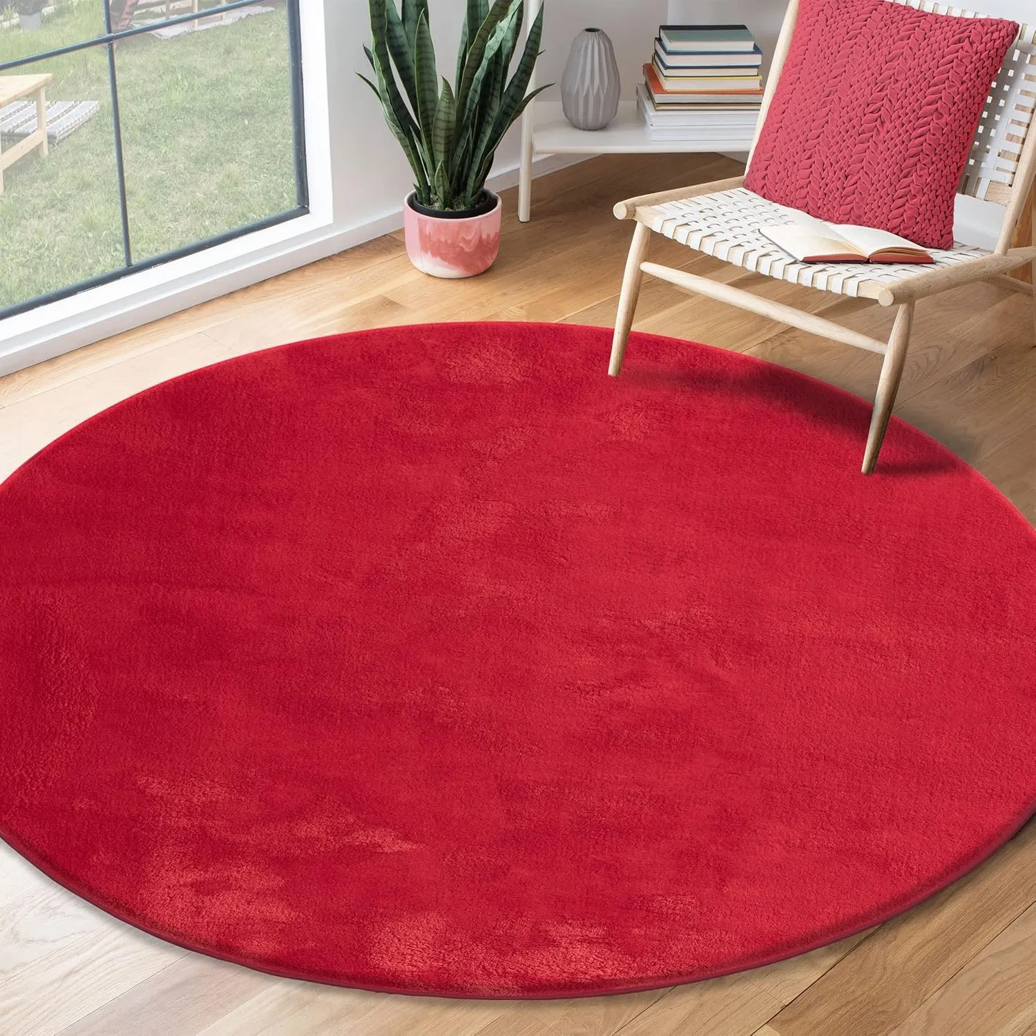 the carpet Relax Moderner Flauschiger Kurzflor Teppich, Anti-Rutsch Unterseite, Waschbar bis 30 Grad, Super Soft, Fello…