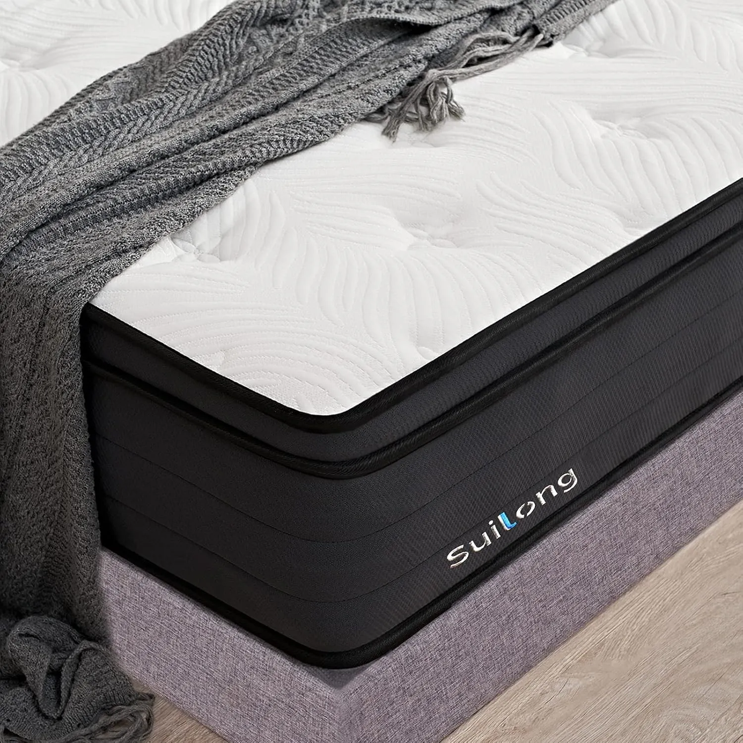 Suilong Luxus-Premium-Matratze 120x200x30cm Härte H3 H4, Produziert nach Deutschem Qualitätsstandard,1.000er Tonnentasc…