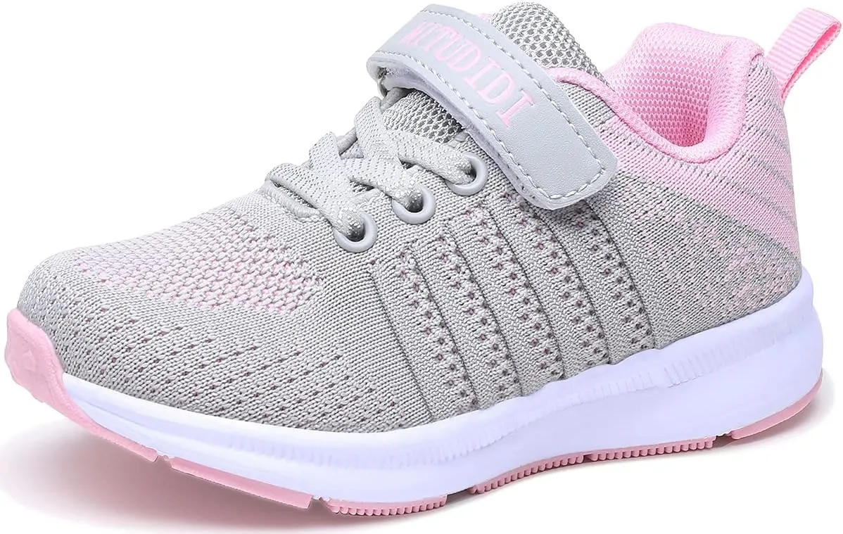 Mitudidi Unisex-Kinder Turnschuhe Mädchen Sportschuhe Leicht Atmungsaktiv Laufschuhe Outdoor Fitnessschuhe Sneaker Hall…