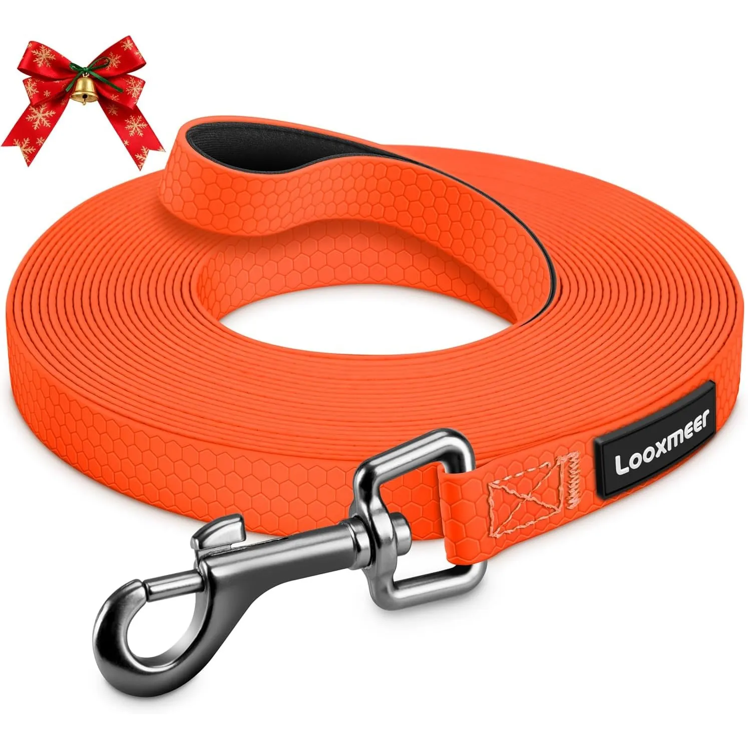 Wasserdicht Schleppleine für Hunde, 10m Biothane Hundeleine mit Robusterem Karabiner, Wasserfest Laufleine für Große bi…