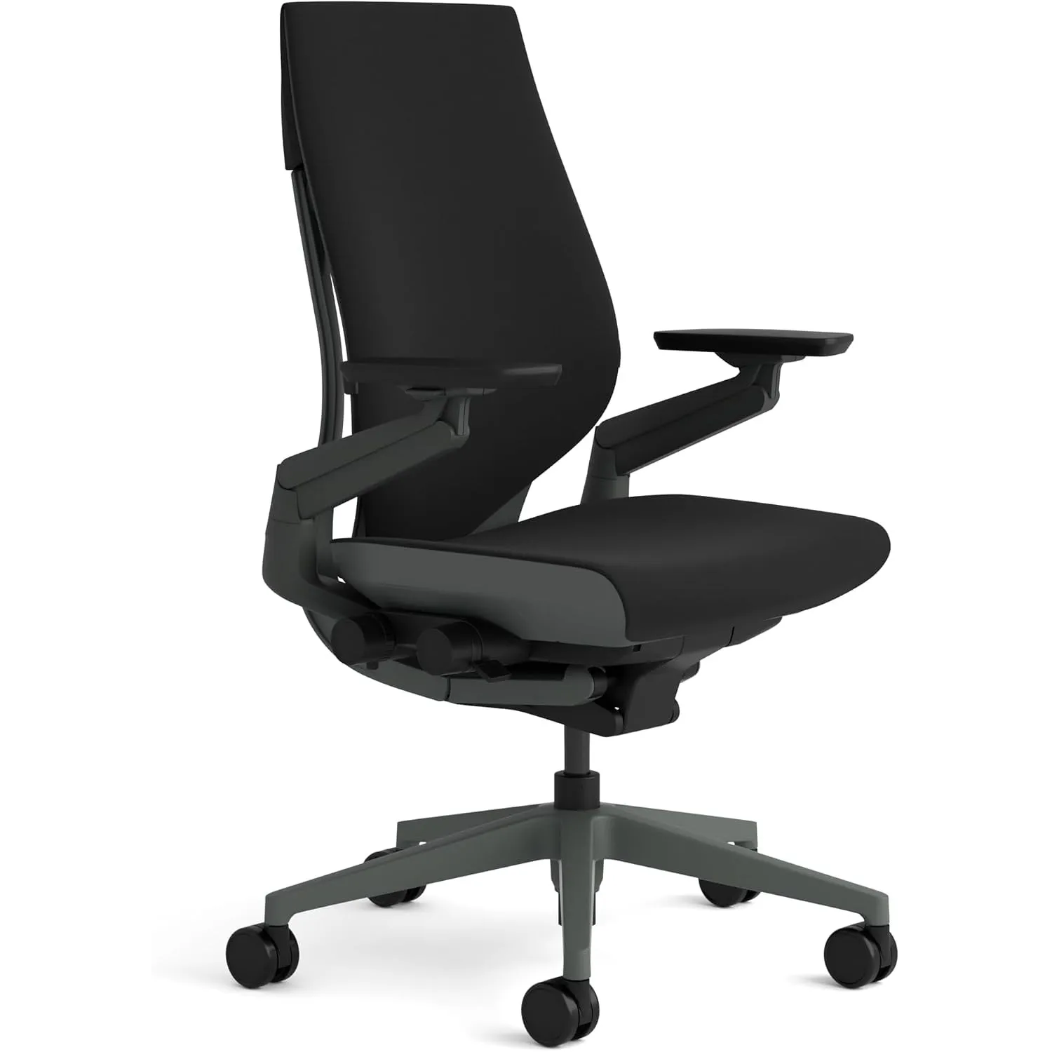 Steelcase Ergonomischer Bürostuhl: Gesture, 360°-Armlehnen, Onyx