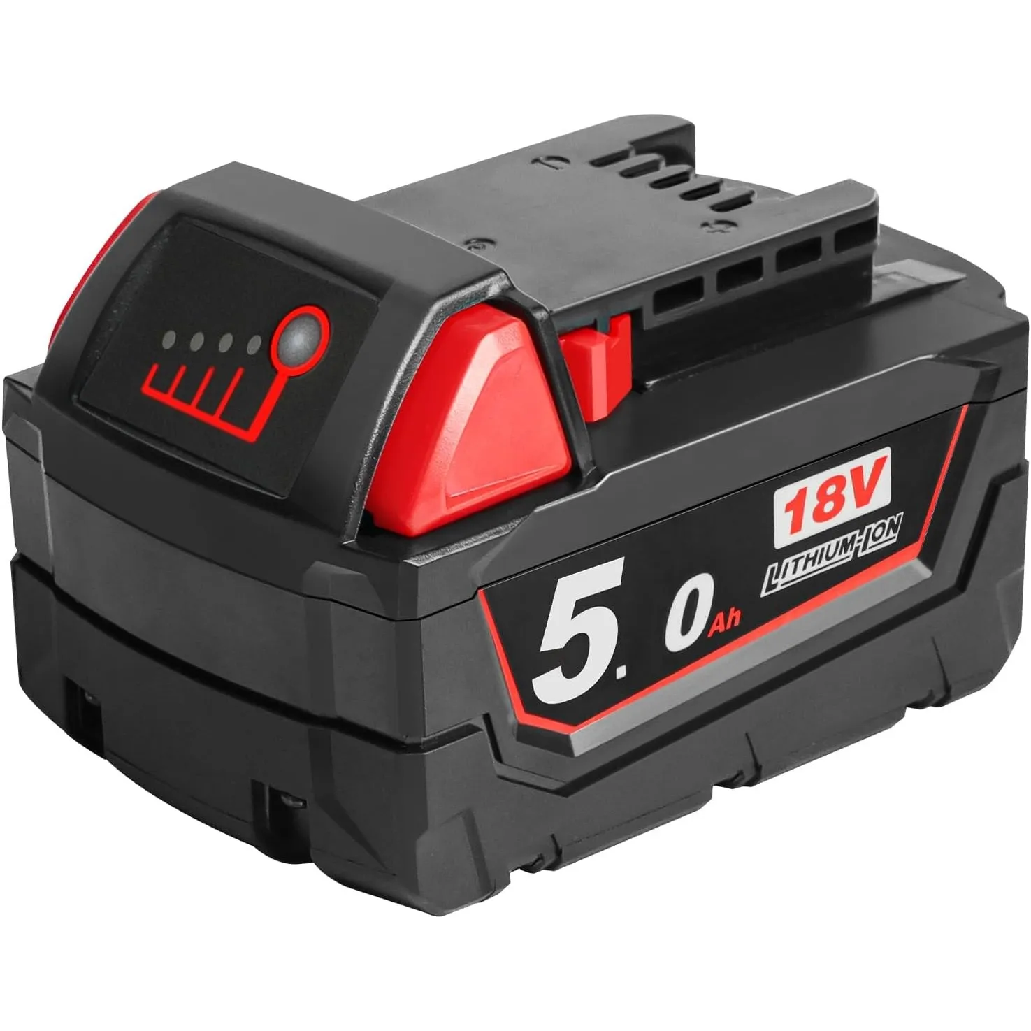 Waitley 2X M18B5 18V 5,0Ah für Milwaukee Akku M18