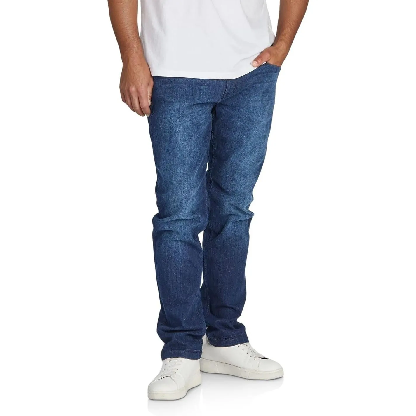 riverso Jeans Herren Stretch lang Straight Fit RIVChris Jeanshose Hose Schwarz Blau Grau 29 30 31 32 33 34 36 38 40