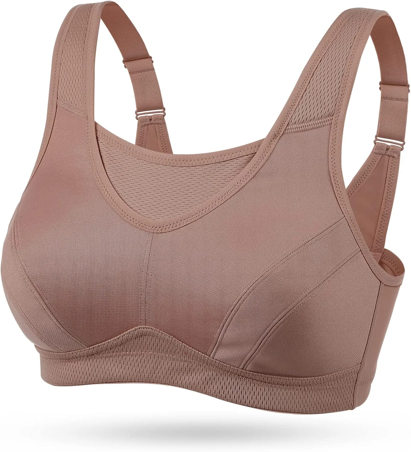 Wingslove Women's Sports Bra, Wireless, Non-Padded, High Impact Bustier, Support, Jogging Bra