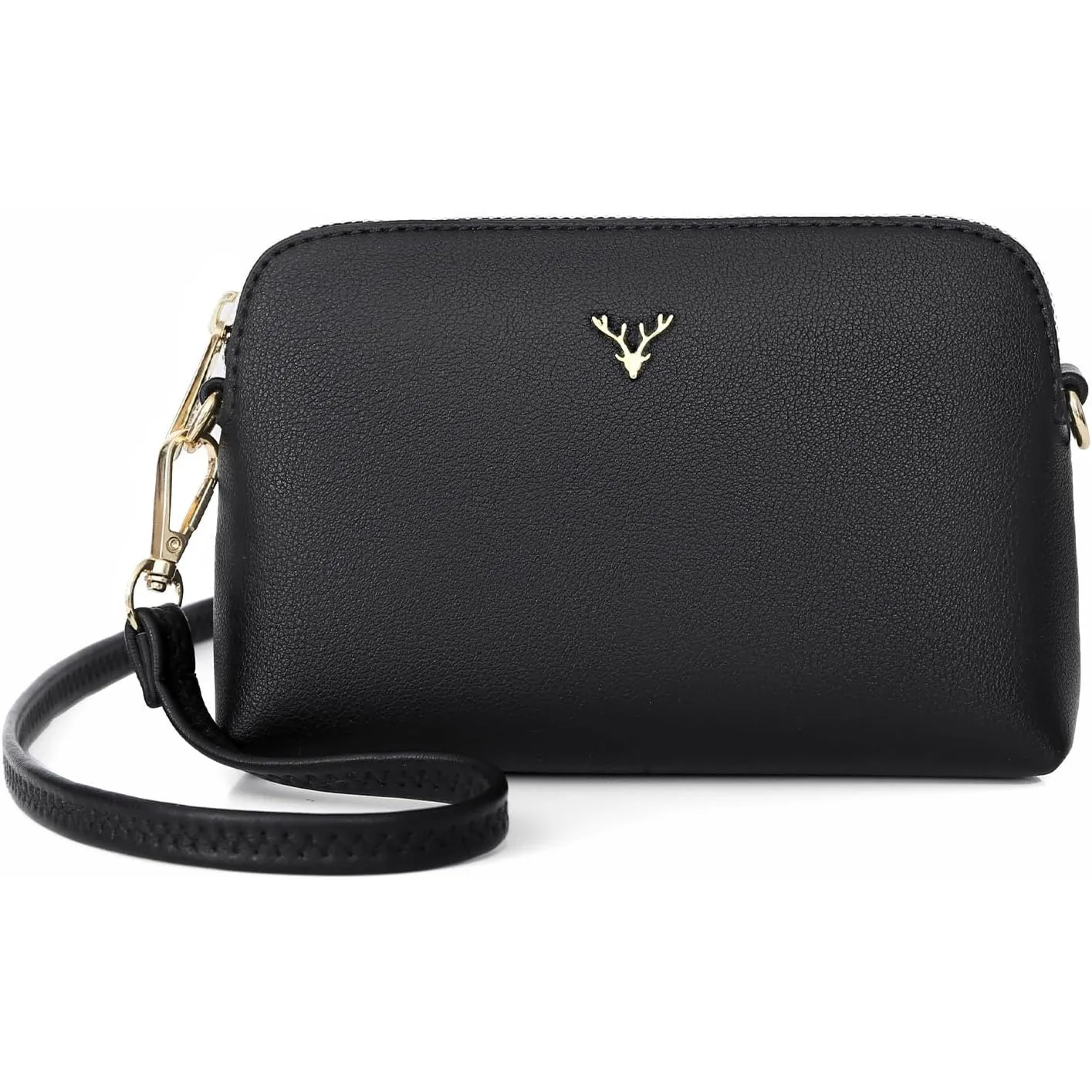 ZMDB Handtasche Damen Klein Umhängetasche Damen PU Leder Handytasche mit Handgelenkband & Verstellbar Abnehmbar Schulte…