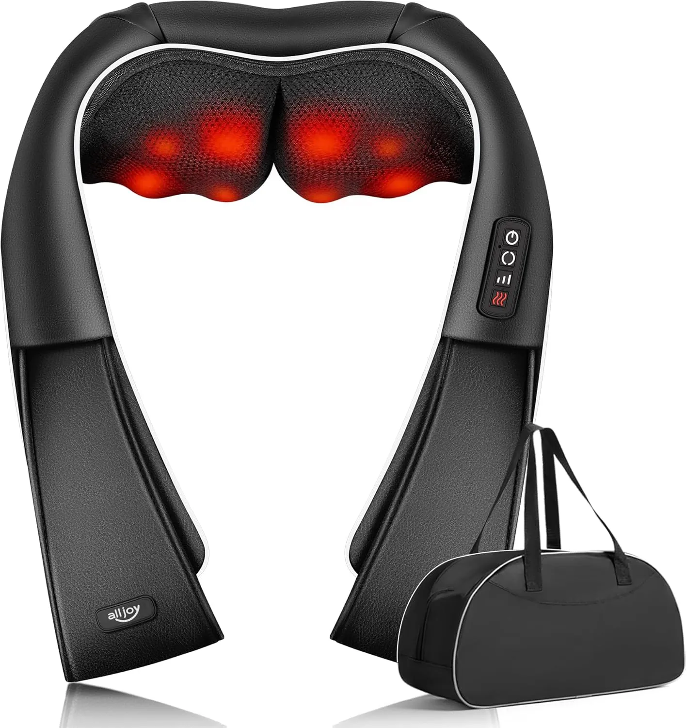 Nackenmassagegerät mit Wärme, 3D Neck Massager Shiatsu Massagegerät für Rücken Schulter, Weihnachtsgeschenke für Papa M…