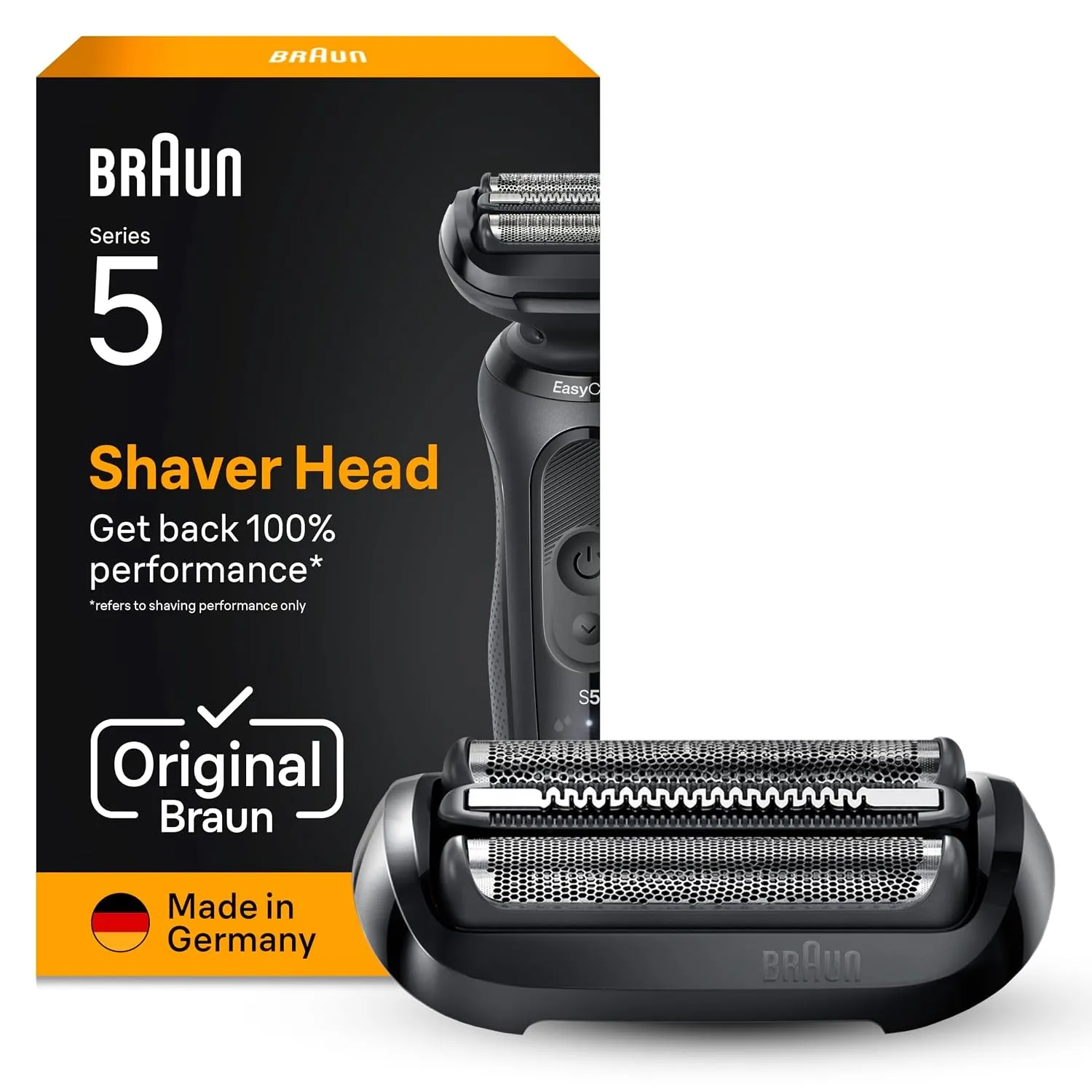 Braun Elektrorasierer Scherkopf Series 5, 54B, Schwarz
