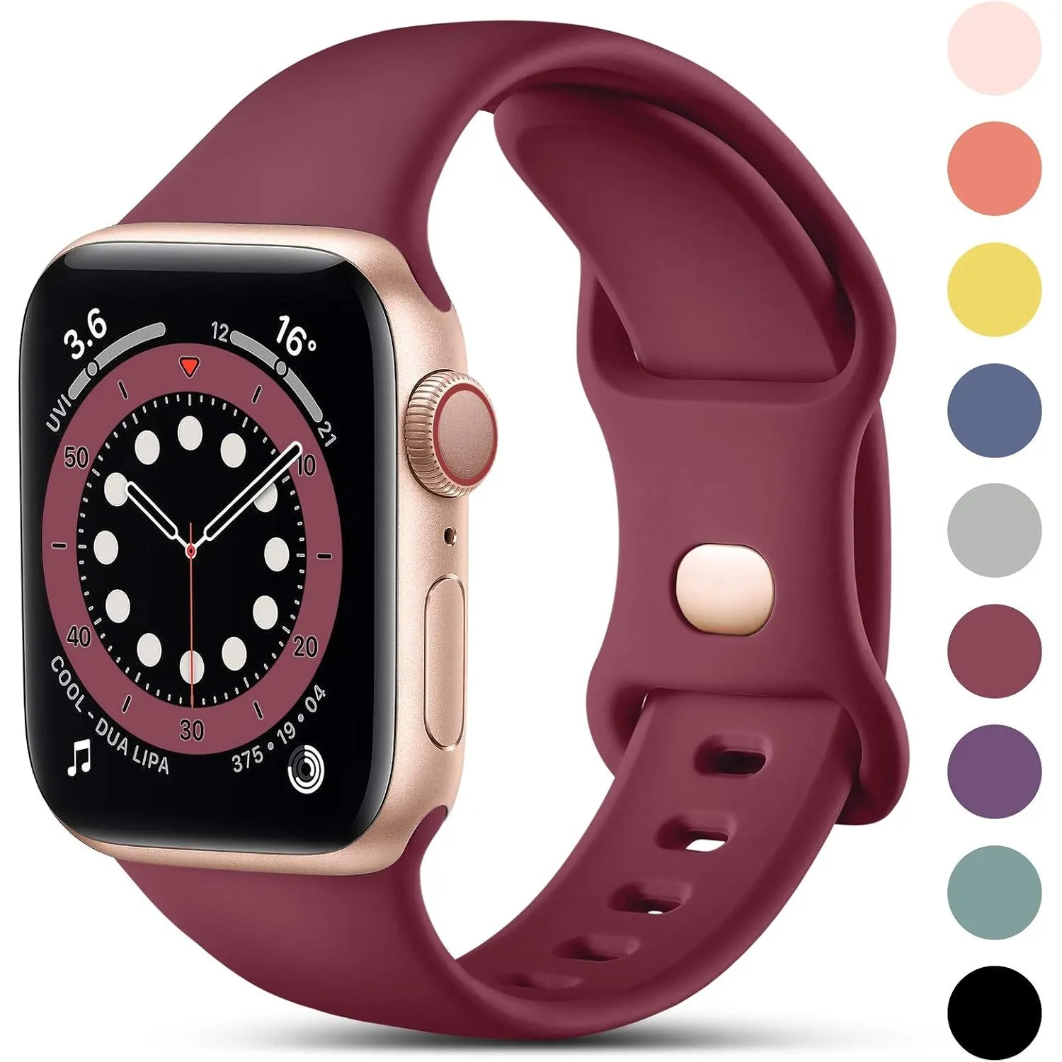 CeMiKa Sport Armband Kompatibel mit Apple Watch 45mm 46mm 44mm 42mm 49mm