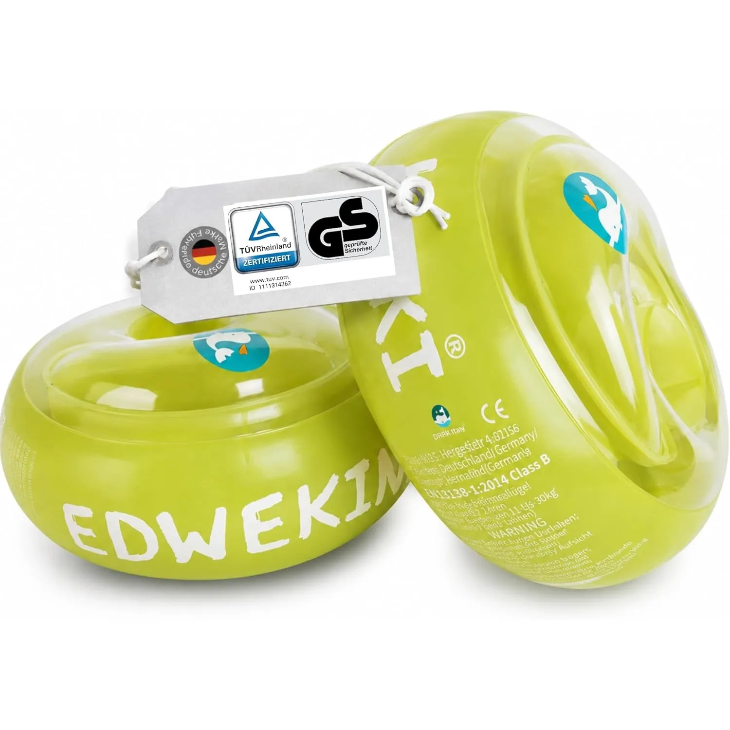 EDWEKIN® Premium Schwimmflügel | TÜV & GS-geprüft ✓ | Für Kinder 1–6 Jahre | BPA-frei & stylisches Design | Sichere Sch…