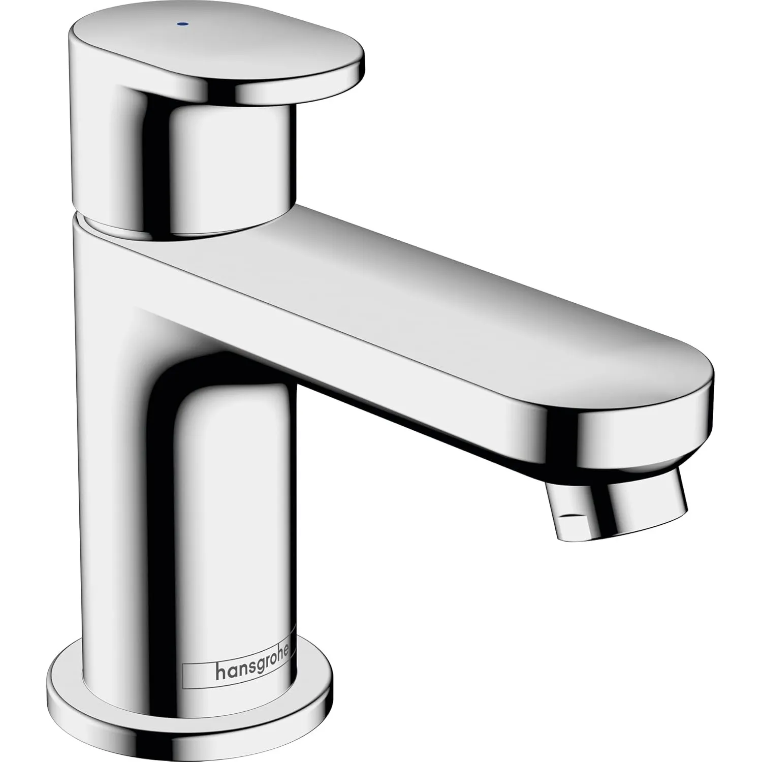 hansgrohe Vernis Blend - Waschtischarmatur ohne Ablauf, Wasserhahn Bad mit Auslauf Höhe 59 mm, Mischbatterie Waschbecke…
