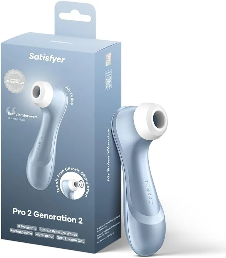 Satisfyer Pro 2 Vibrator Dildo | Leise Starke Klitoris-Stimulation | Sex-Spielzeug Geschenk für Frauen | Extrem Erotisc…