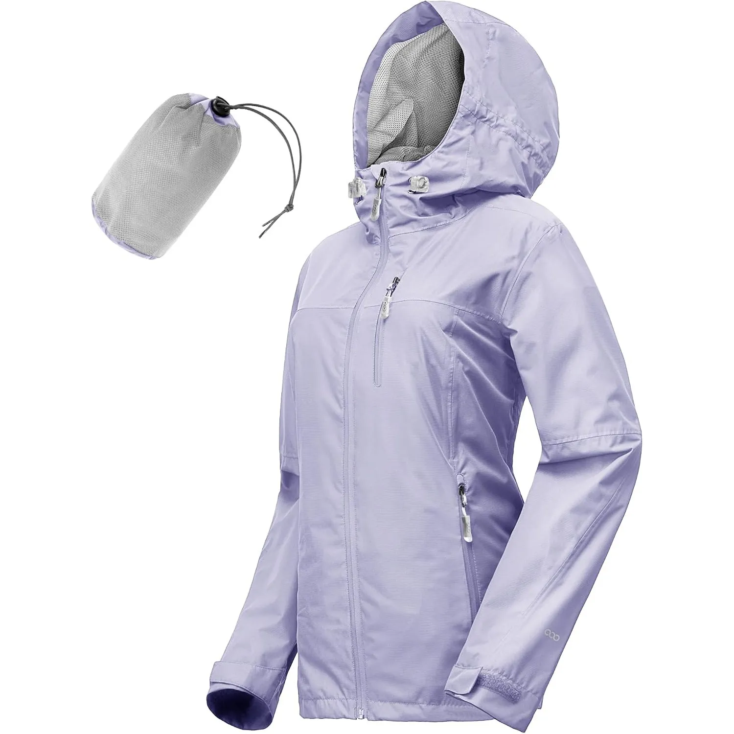 33,000ft Regenjacke Damen Wasserdicht Packbar Fahrradjacke Übergangsjacke