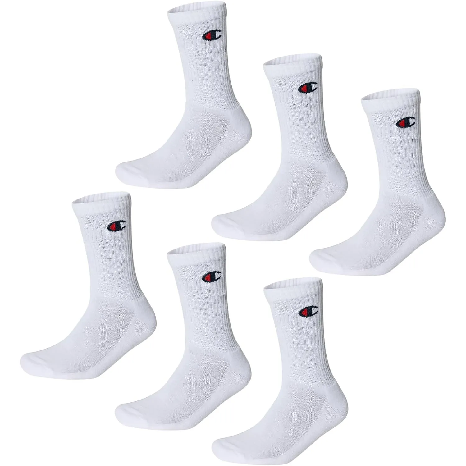 Champion Unisex Core 6pp Crew Füßlinge (6er Pack)