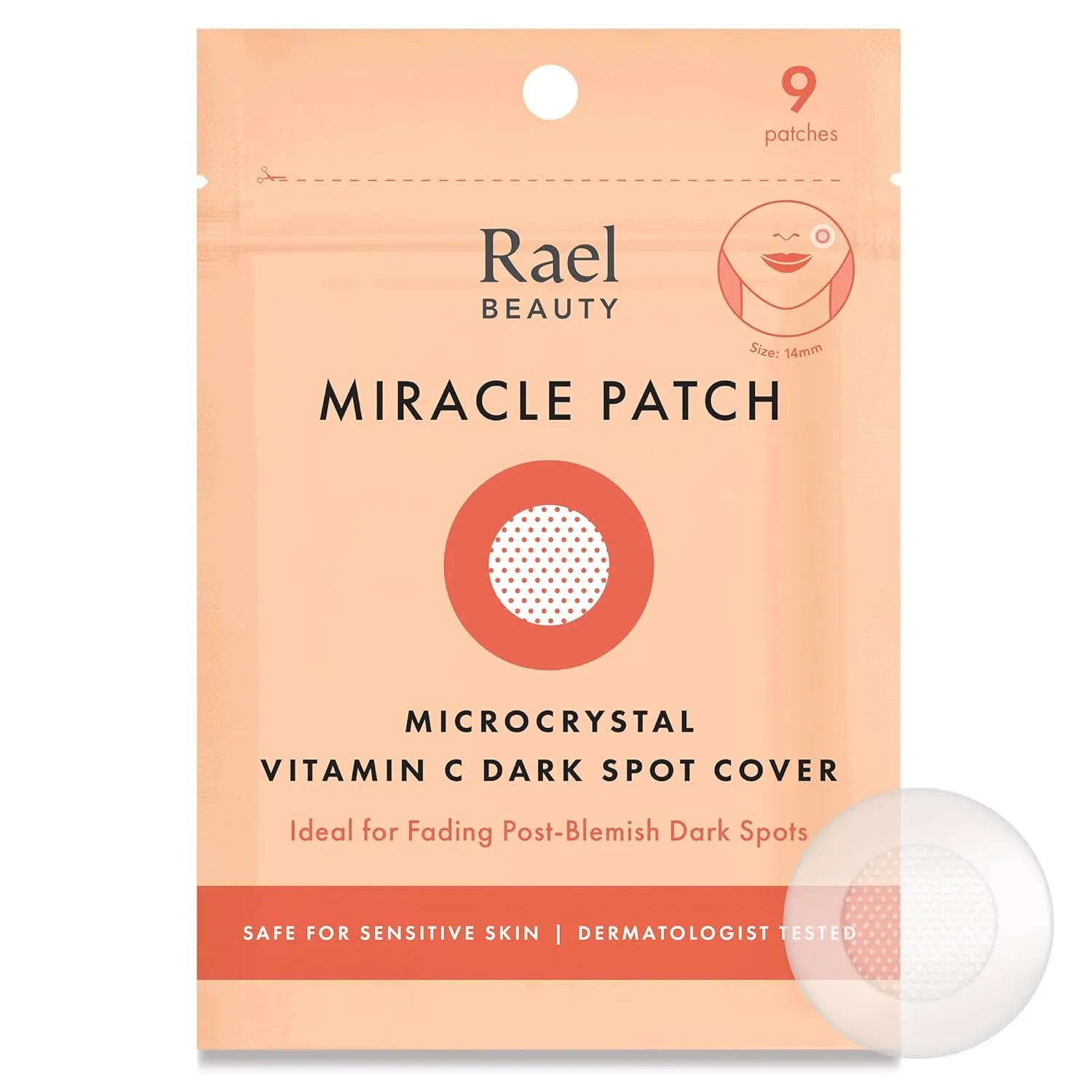 Rael Miracle Anti-Pickel Patch Microcrystal mit Vitamin C - Korean Skincare Microneedling Pflaster gegen Pigmentflecken…