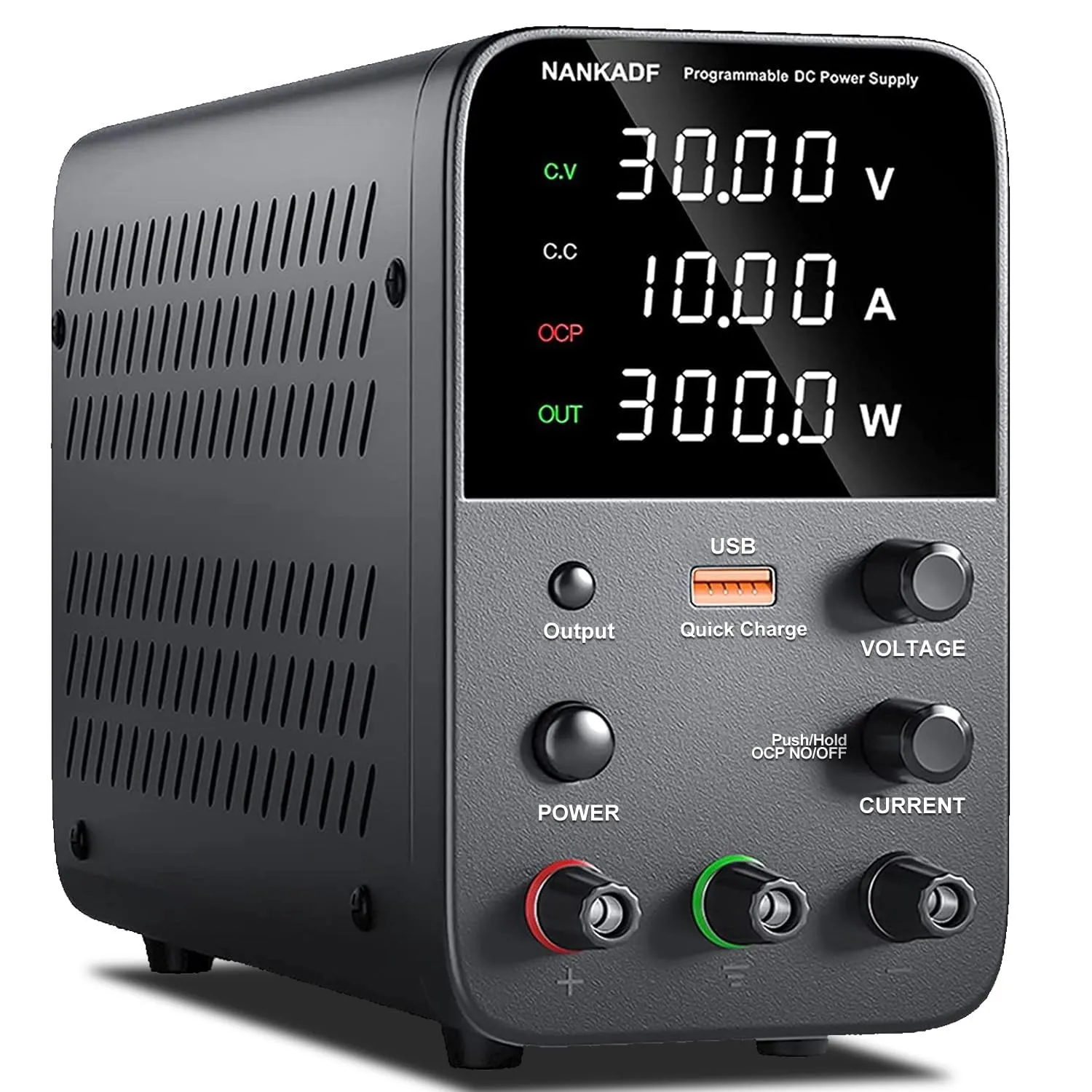 Labornetzteil (0-30V,0-10A) mit Kurzschlussalarm/Ausgangsschalter