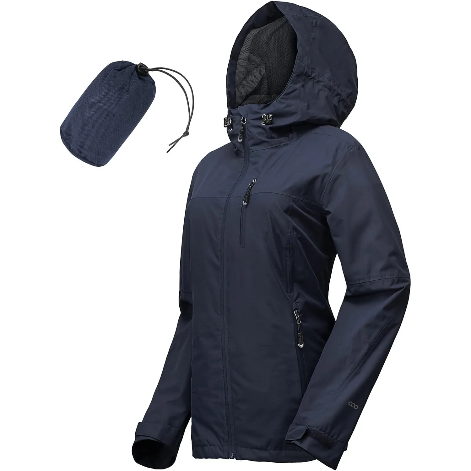 33,000ft Regenjacke Damen Wasserdicht Packbar Fahrradjacke Übergangsjacke
