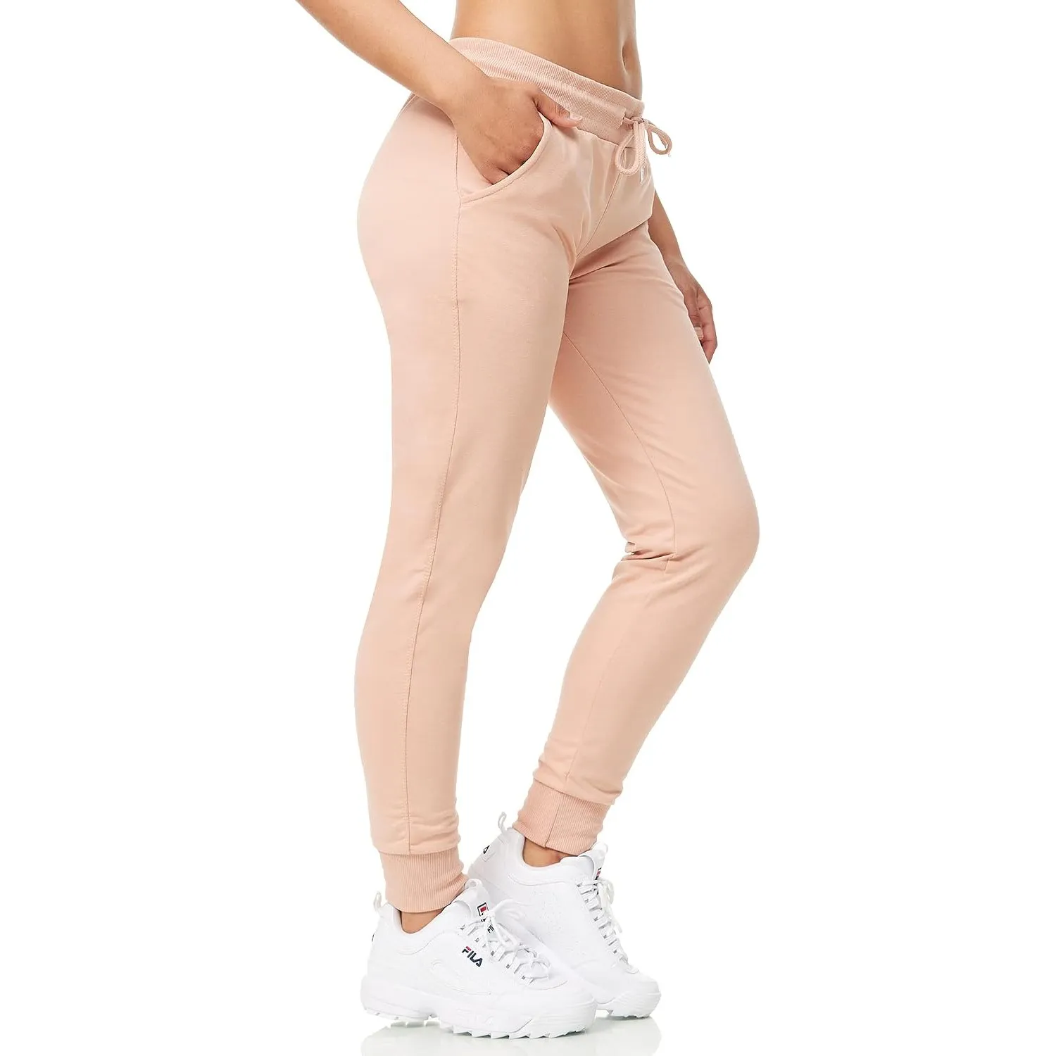 Smith & Solo Jogginghose Damen – Sporthose Frauen Baumwolle| Sweatpants Slim Fit Freizeithose Lang | Trainingshose Fitn…