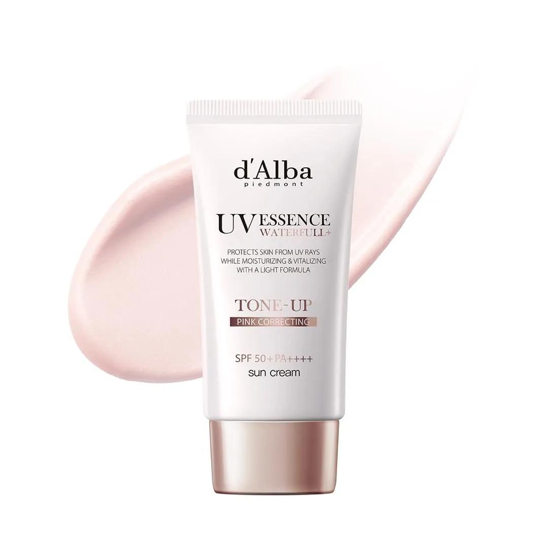 d'alba Piedmont Weißer Trüffel Waterfull Pink Tone-up Sonnencreme (50ml)