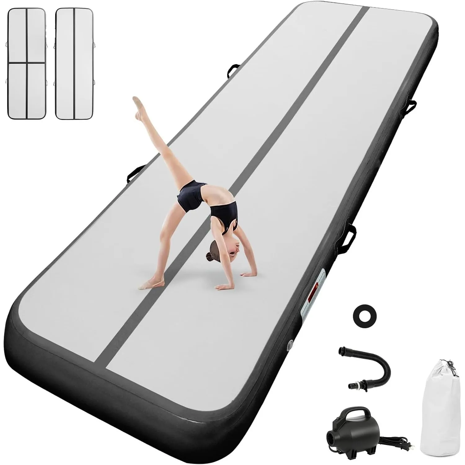 airtrack matte mit elektrischer Luftpumpe 10CM/20CM hoch 2M/3/4M/5M/6M Tumbling Matten Aufblasbare turnmatte Matte gymn…