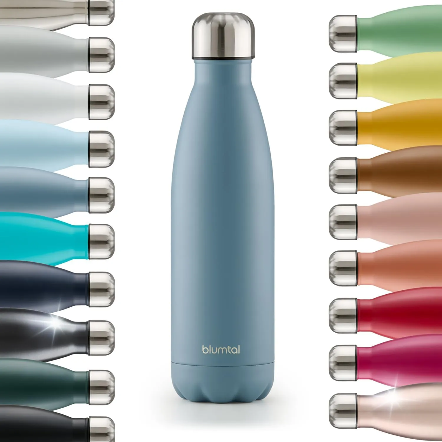 Blumtal Trinkflasche 750 ml Edelstahl - auslaufsichere Isolierflasche - BPA-freie Trinkflasche kalt & warm - doppelwand…