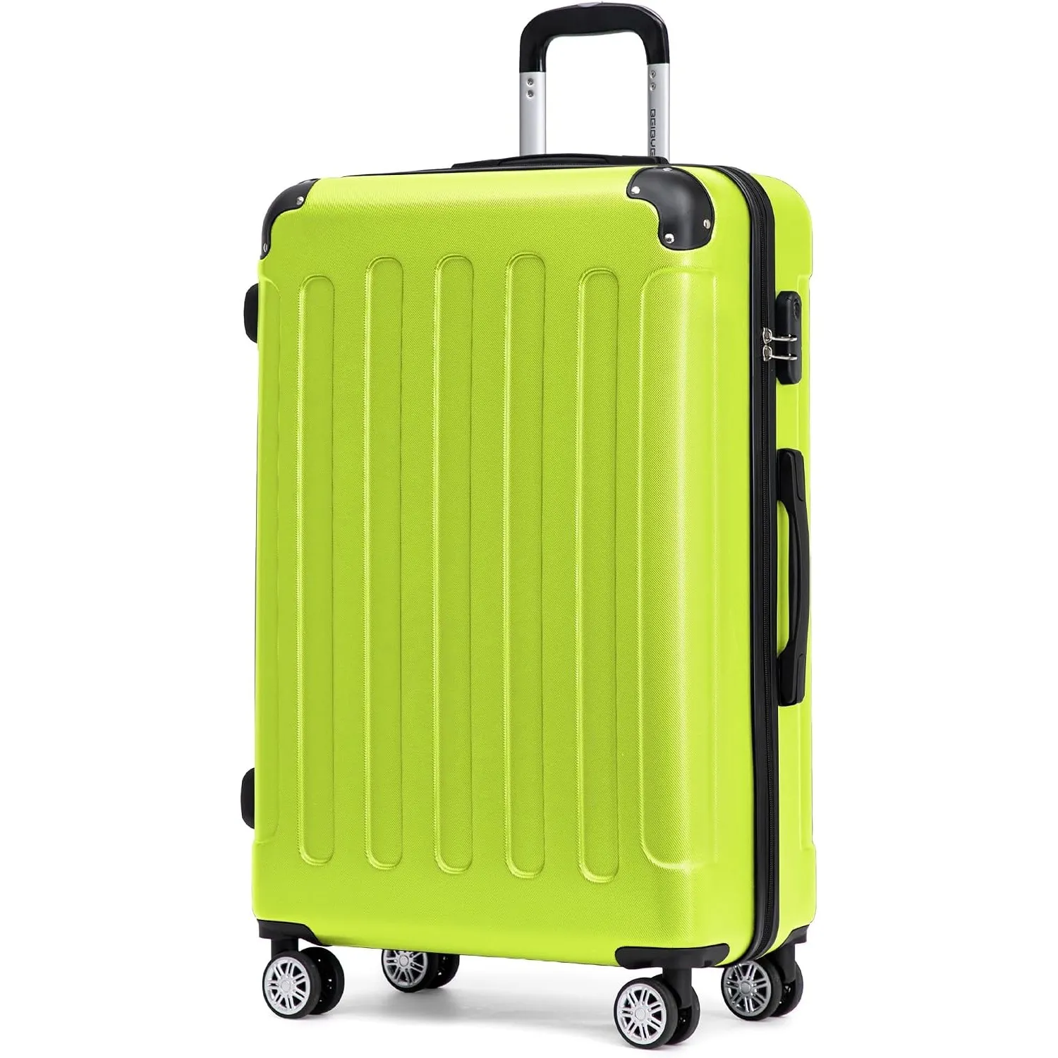 BEIBYE Hartschalenkoffer XL 76 cm – großer Reisekoffer für Familienreisen, leicht, robust, ABS, 360° Doppelrollen, Zahl…