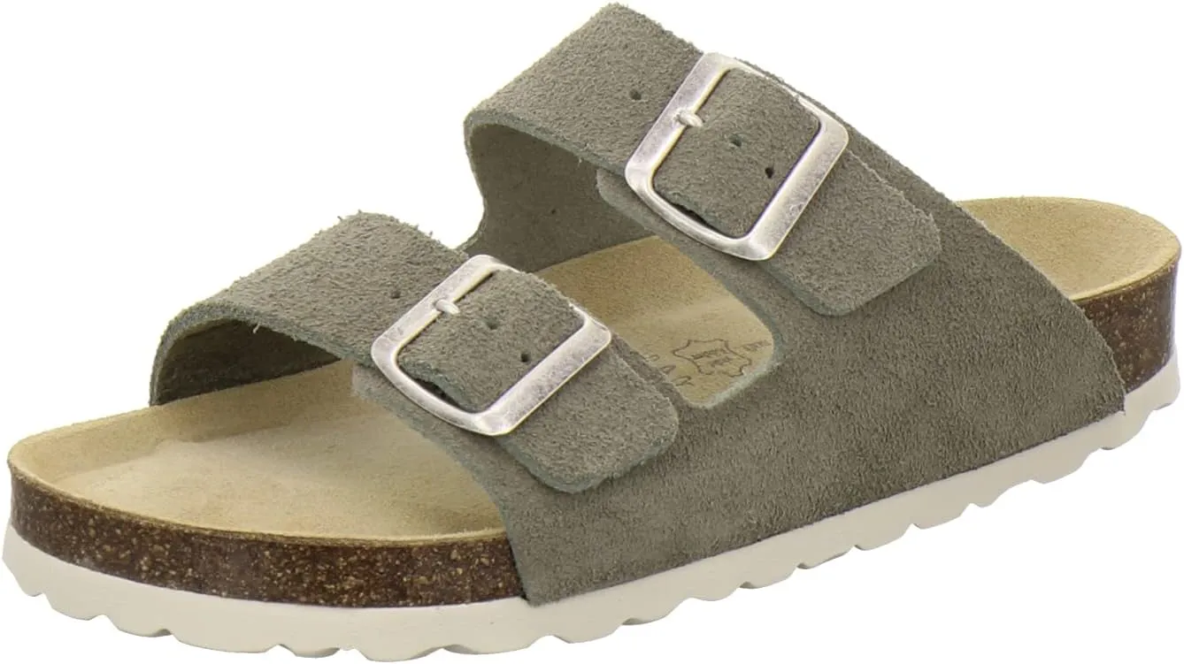 AFS-Schuhe 2100, modische Damen-Pantoletten, hochwertiges, echtes Leder, Made in Germany