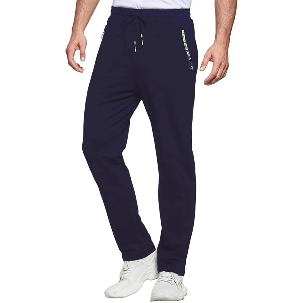 ZOXOZ Jogginghose Herren Baumwolle mit Reißverschluss Taschen Sweatpants Herren Hose
