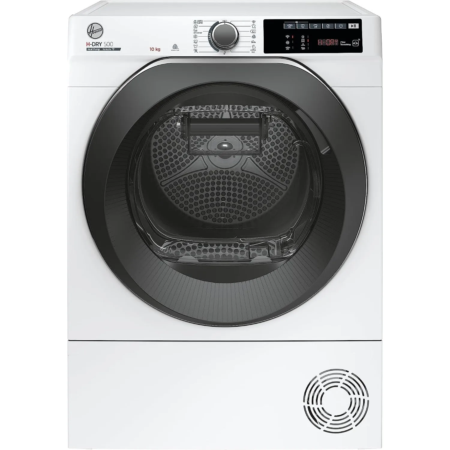 Hoover H-DRY 500 NDEH10A2TCBEXS-S Wärmepumpentrockner I Füllmenge 10 kg I Smarte Bedienung mit WiFi I AquaVision-Konden…