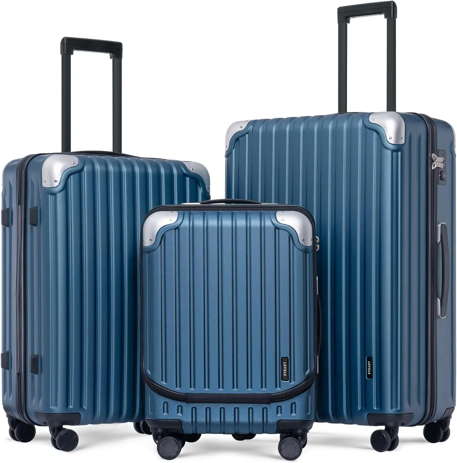 LEVEL8 Koffer Trolleys Handgepäck Hartschalenkoffer Rollkoffer Reisekoffer, TSA