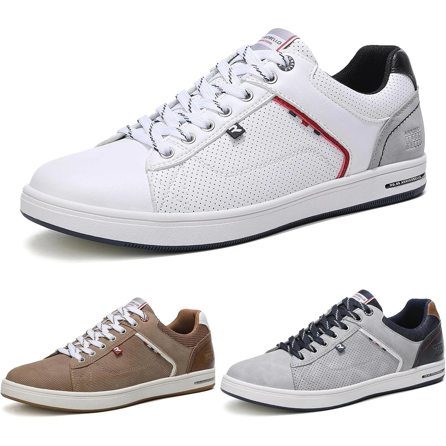 ARRIGO BELLO Sneaker Herren Schuhe Business Freizeitschuhe Leichte Trainers für Walking, Laufen, Sport Größe 41-46