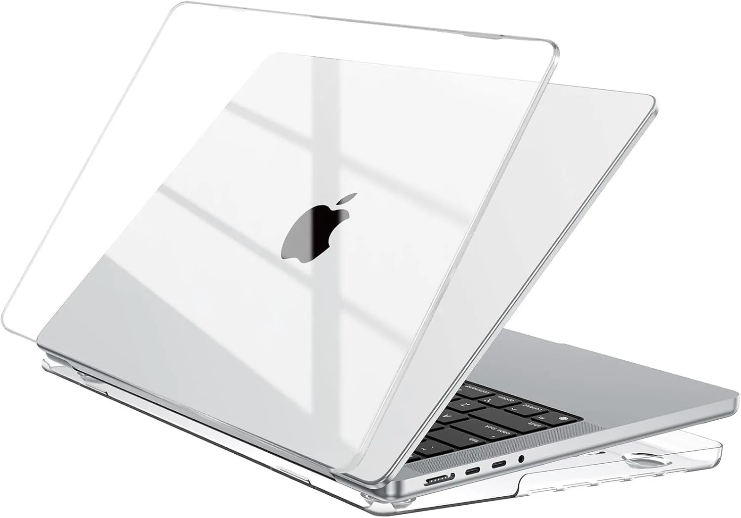 EooCoo Kompatibel mit MacBook Pro 14 Hülle M5 M4 M3 M2 M1 Pro/Max 2026 2025-2021, Ultradünne Glatt Transparent Hartscha…