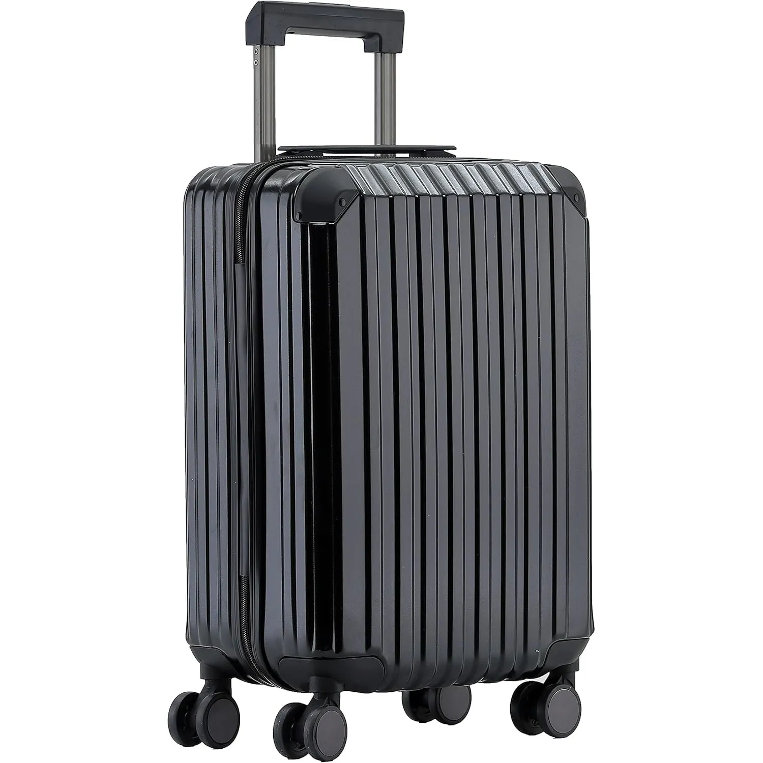 Münicase Handgepäck Koffer 55 cm Hartschale mit TSA-Schloss, Leise Doppelrollen, Kabinentrolley für viele Airlines, Sch…